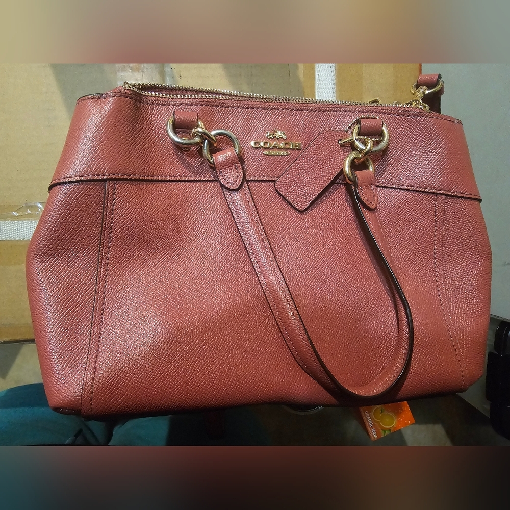 Coach Women's Pink Leather Handbag